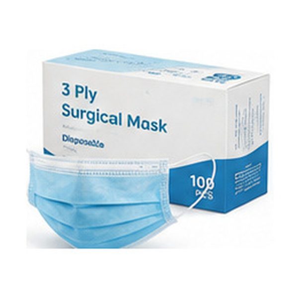 Blue 3 Ply Mask Pack of 100 Blue 3 Ply Mask Pack of 100